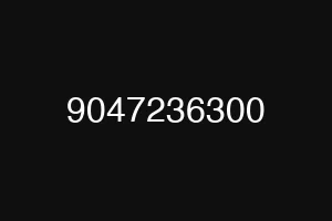 9047236300