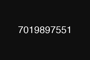 7019897551
